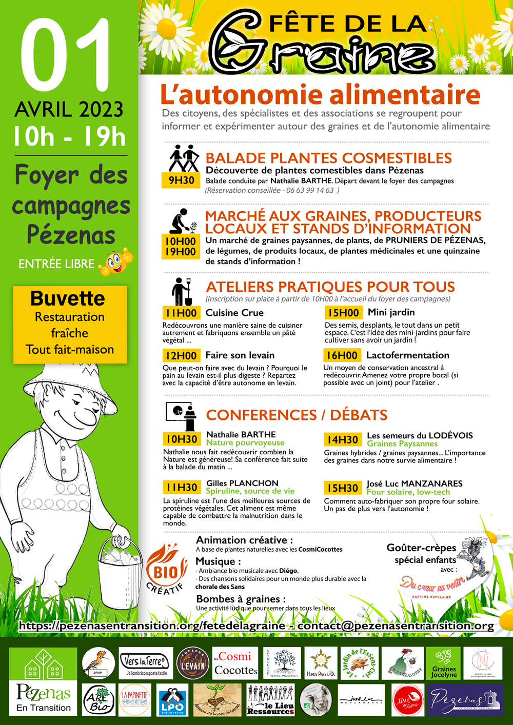 Fête de la Graine 1er avril à Pézenas