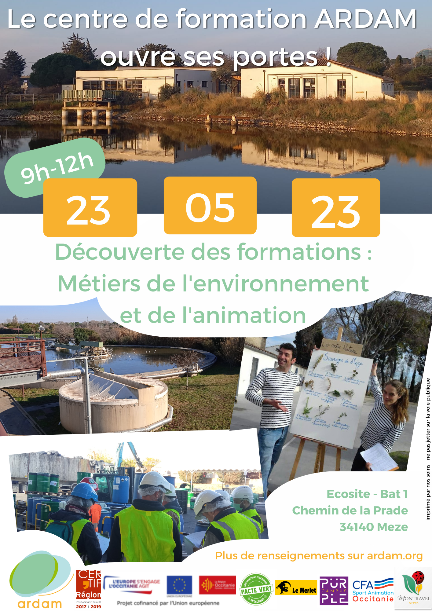 affiche journée porte ouverte ardam