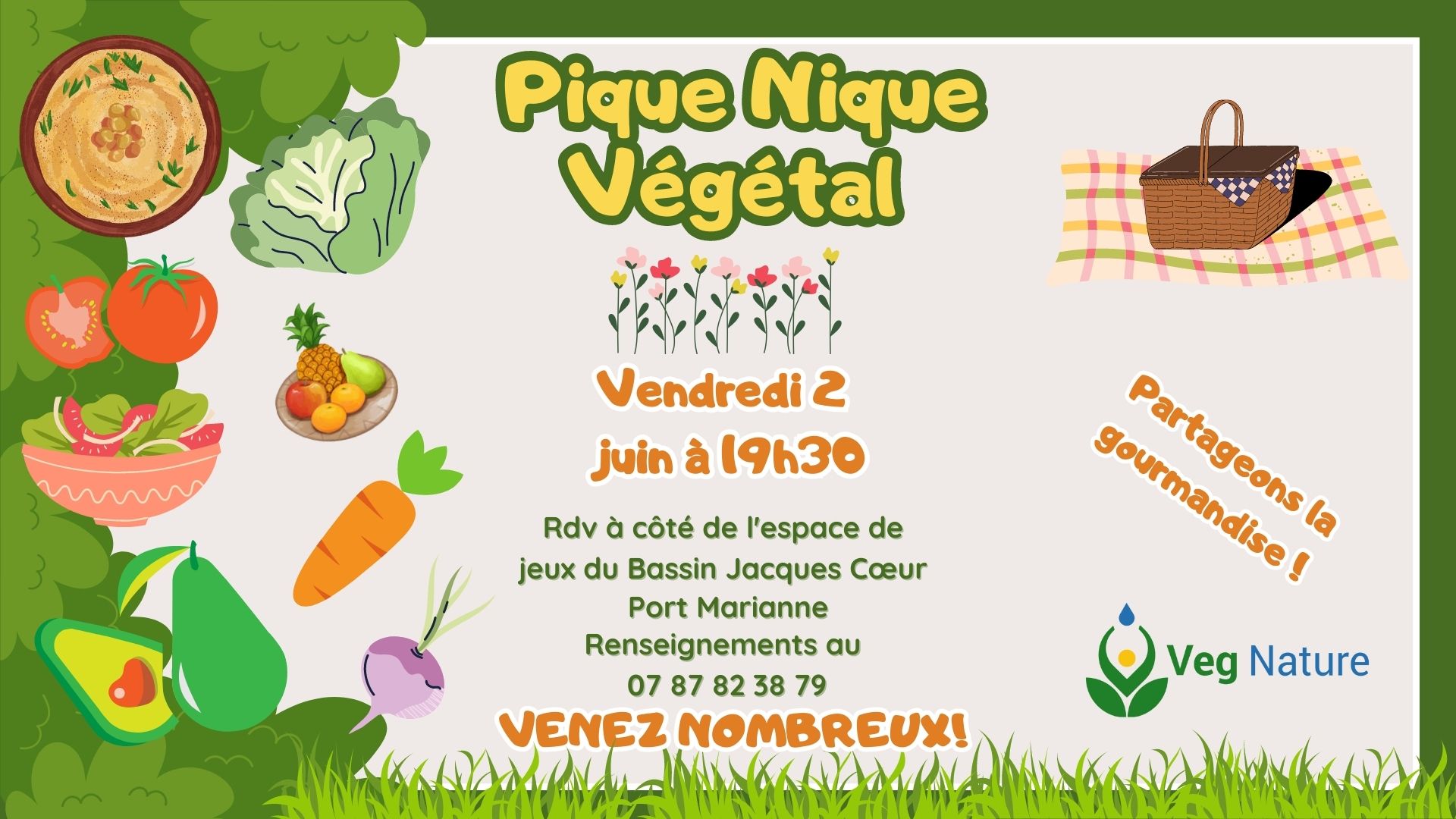 Pique Nique Végétal partagé à Montpellier