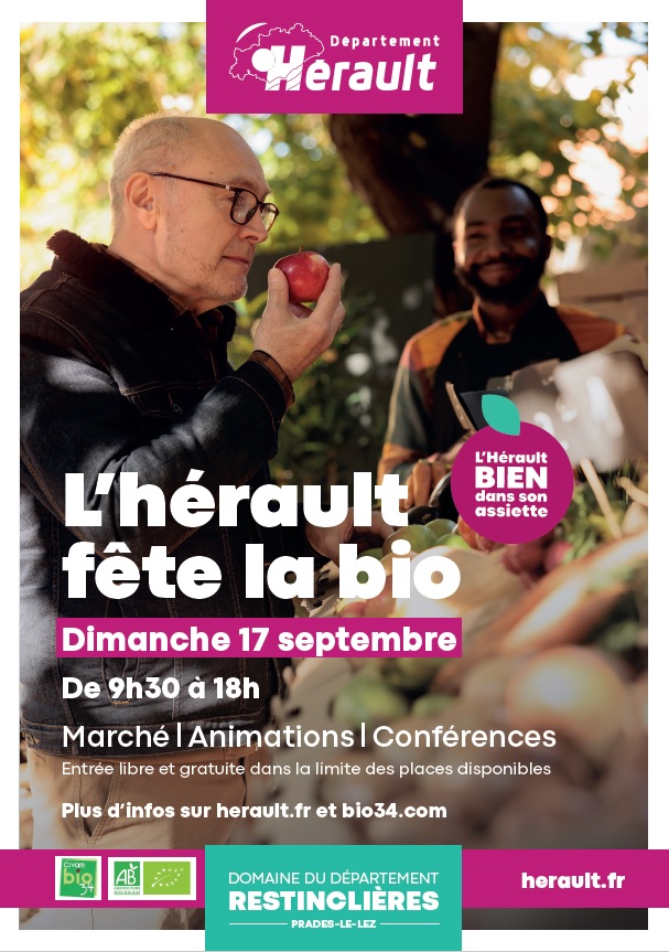 l'Hérault fête la bio - marché bio, animations et conférences