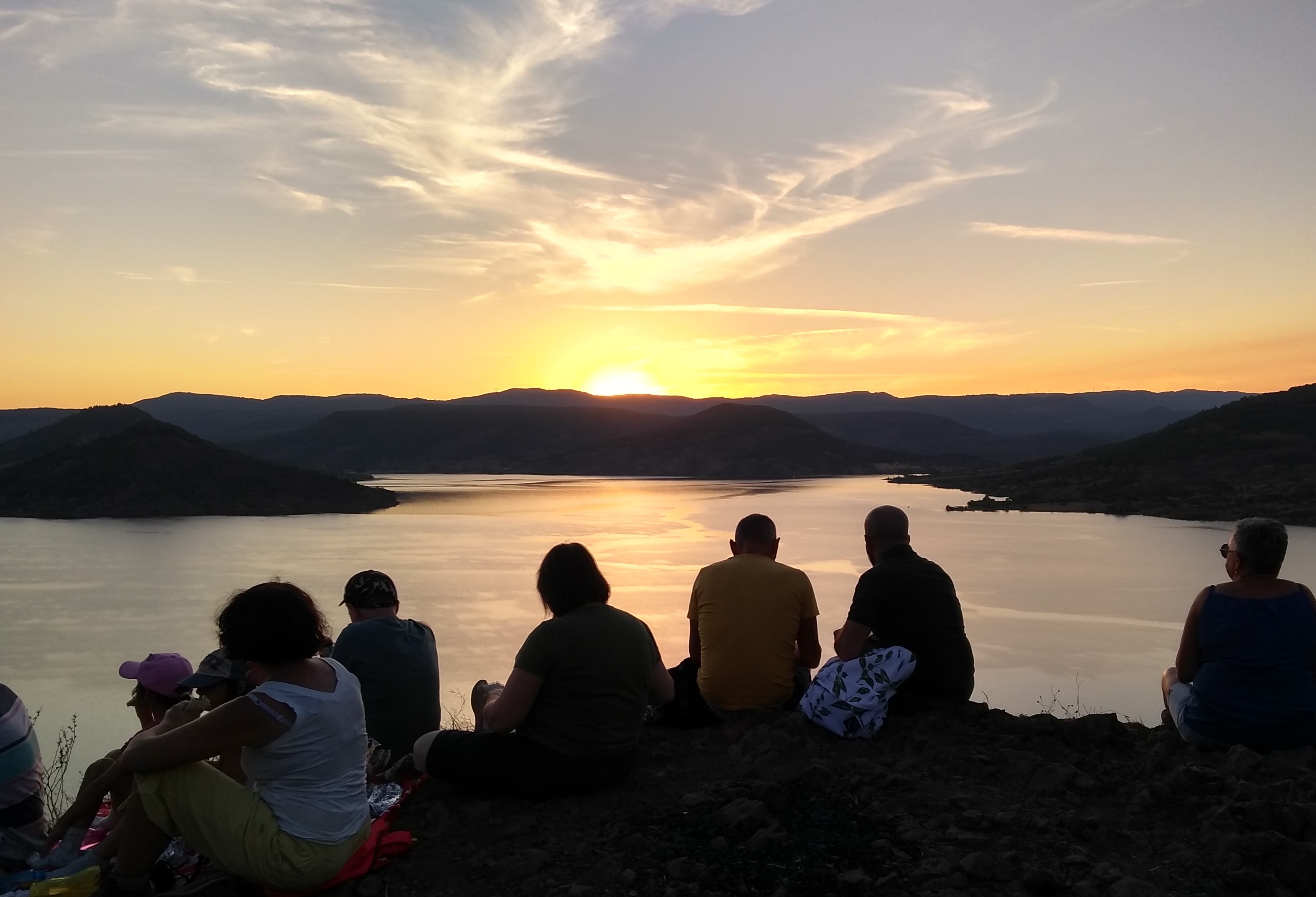 Coucher de soleil Salagou