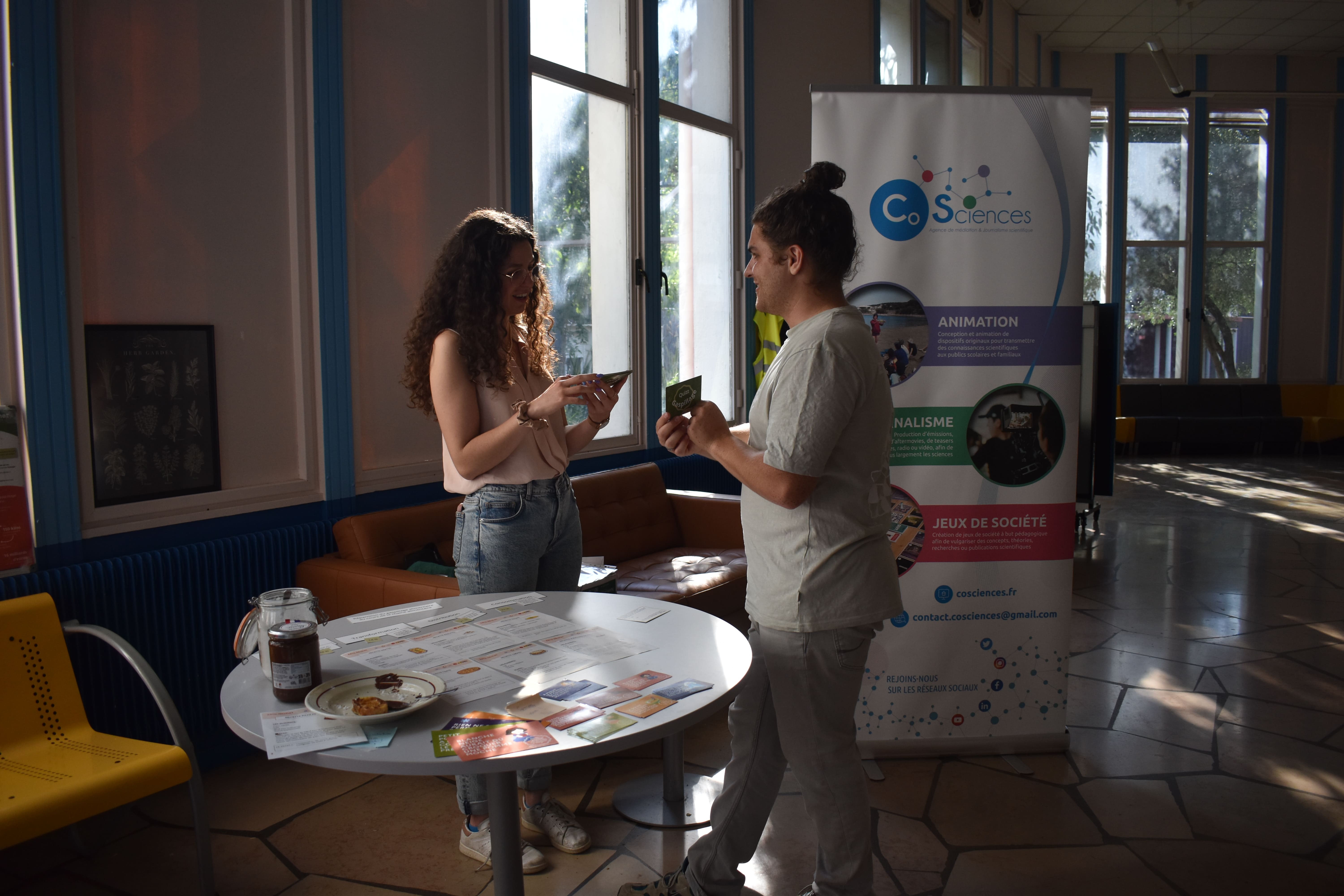 Quiz et dégustation sur le stand gaspillage alimentaire