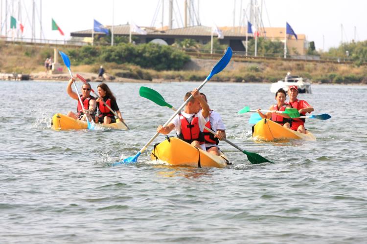 Canoe étang 