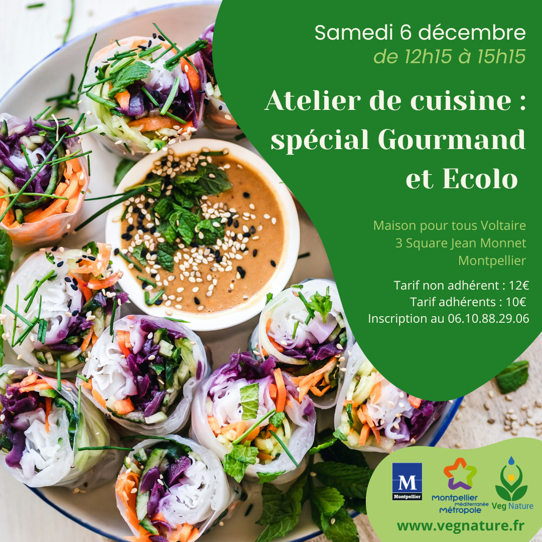 Atelier de cuisine gourmand et écolo