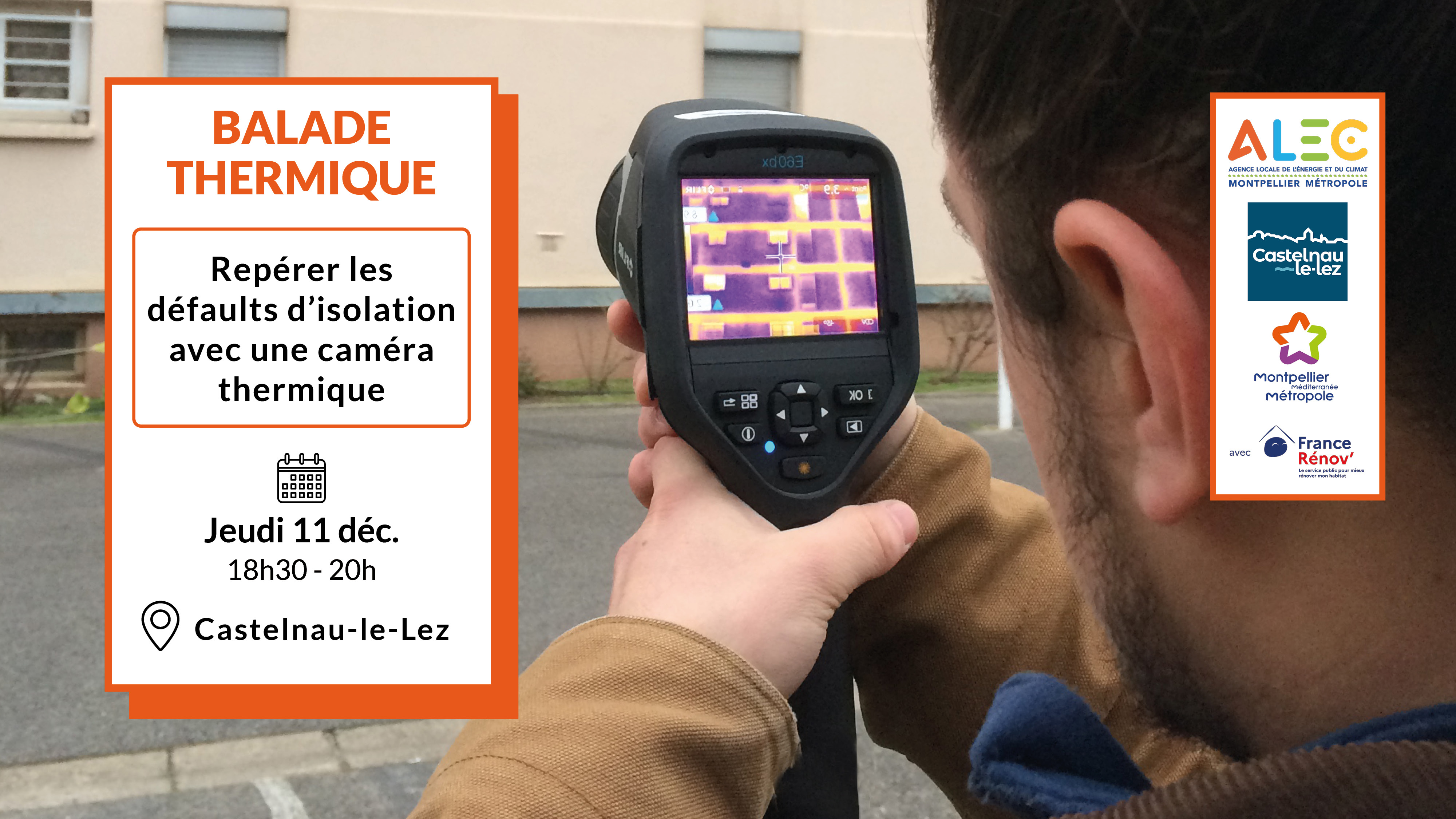 Balade thermique le 11 décembre à Castelnau le Lez